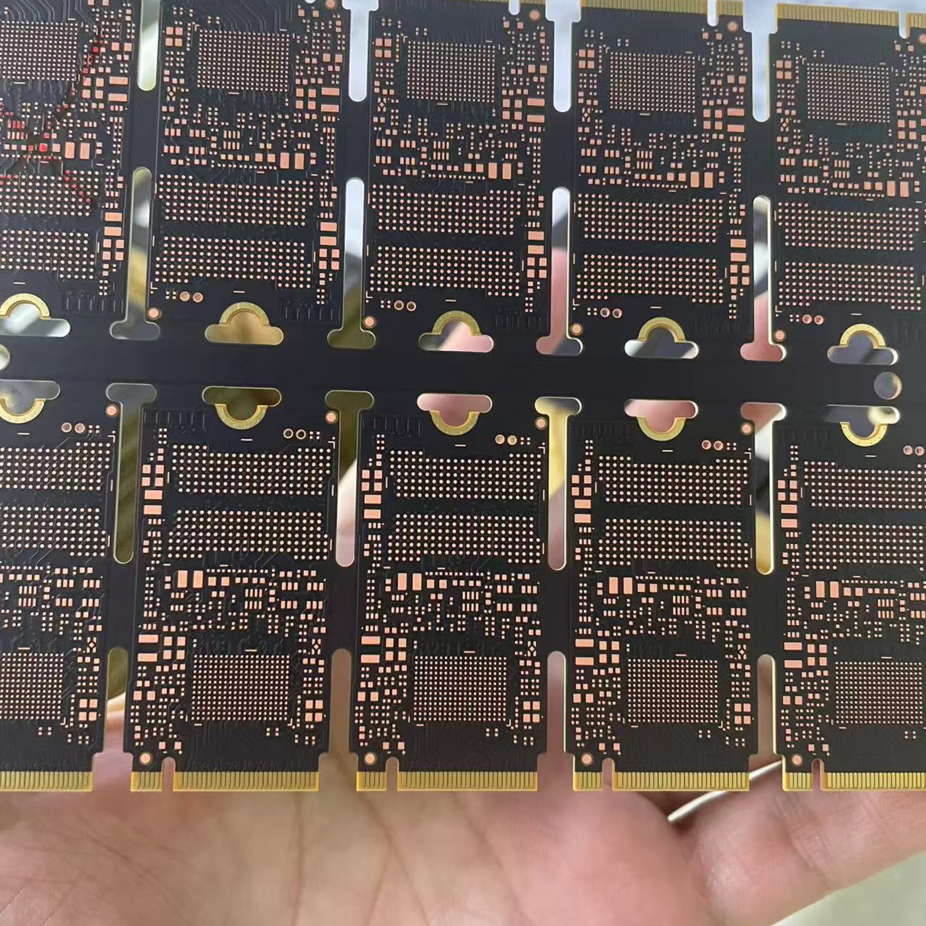 8 lagige durchkontaktierte leiterplatte für ssd